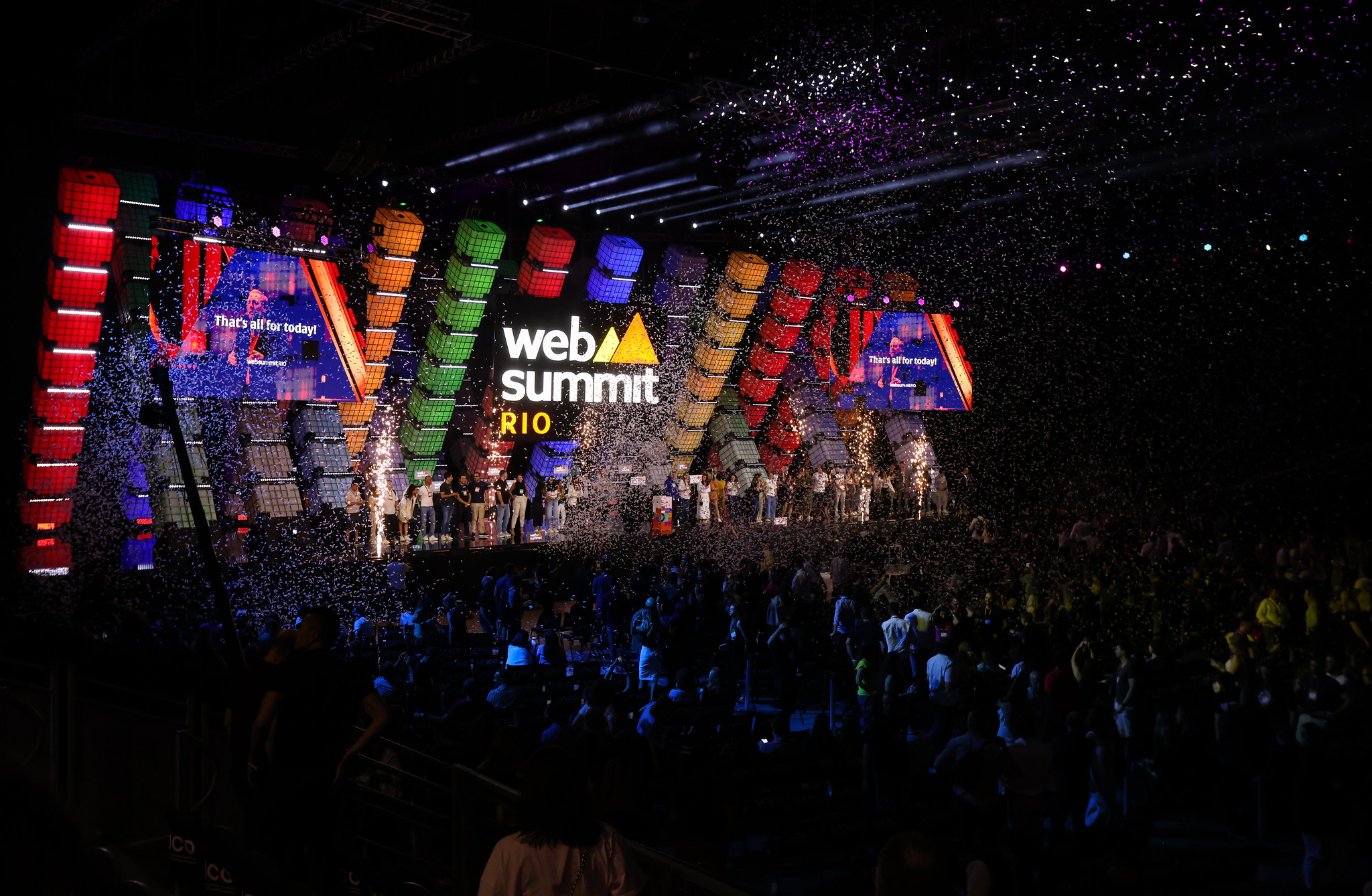 Opening night of Web Summit Rio 2023 at Riocentro in Rio de Janeiro